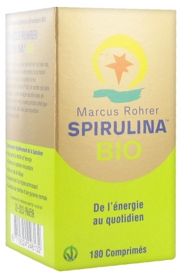 Marcus Rohrer Spirulina Bio 180 Comprimés