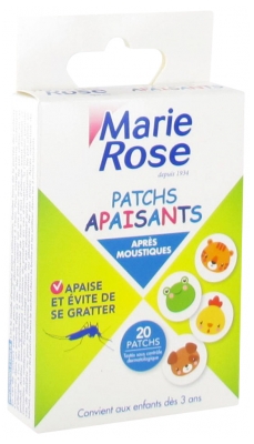 Marie Rose Patchs Apaisants Après Moustiques 20 Patchs