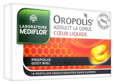 Médiflor Oropolis Coeur Liquide Pastilles Adoucissantes 16 Pastilles