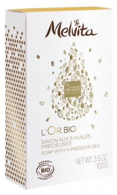 Melvita L'Or Bio Savon aux 5 Huiles Précieuses 100 g