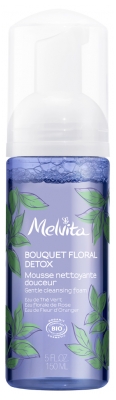 Melvita Bouquet Floral Détox Mousse Nettoyante Douceur Bio 150 ml
