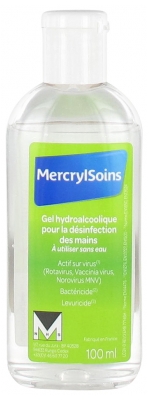 Mercryl Soins Gel Hydroalcoolique pour la Désinfection des Mains 100 ml
