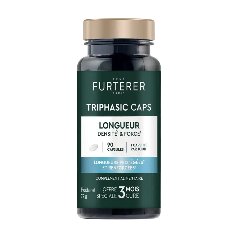 [NgRT011uyRT0028272] Triphasic Caps Longueur 90 capsules René Furterer