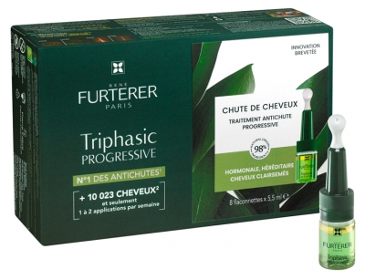[NgRT011uyRT0028273] Triphasic Traitement Antichute Progressive 8 x 5,5ml René Furterer 