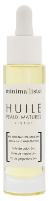 Minima[liste] Soin de Jour et Nuit Huile Peaux Matures Bio 30 ml