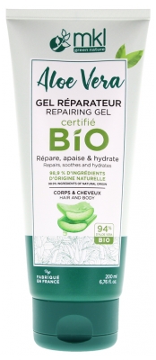MKL Green Nature Aloe Vera Gel Réparateur Corps & Cheveux Bio 200 ml