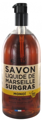 MKL Green Nature Savon Liquide de Marseille Huile d'Argan Huile de Monoï 1 L