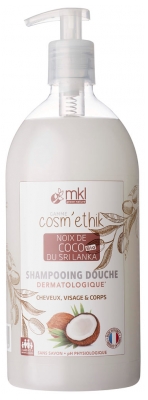 MKL Green Nature Cosm'Ethik Shampoing Douche Noix de Coco du Sri Lanka 1 Litre