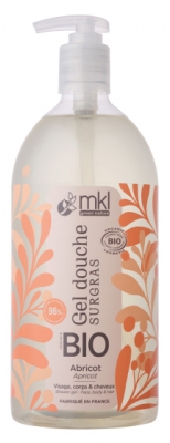 MKL Green Nature Gel Douche Surgras Abricot Bio 1 L