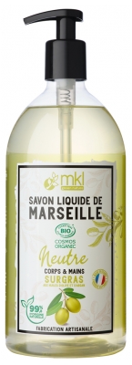 MKL Green Nature Savon Liquide de Marseille Neutre Bio 1 L