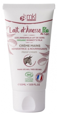 MKL Green Nature Lait d'Ânesse Bio du Gers Crème Mains 50 ml