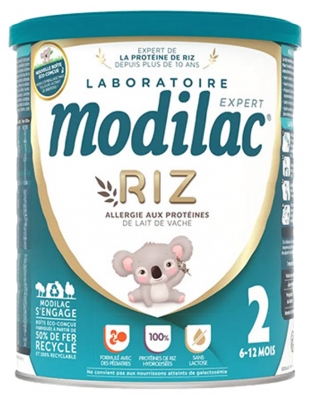 Modilac Expert Riz 2ème Âge 6-12 Mois 800 g