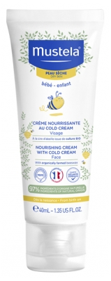 Mustela Bébé & Enfant Crème Nourrissante au Cold Cream Peau Sèche 40 ml