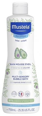 Mustela Bain Mousse Éveil à l'Avocat 750 ml