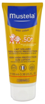 Mustela Lait Solaire Très Haute Protection SPF50+ 100 ml