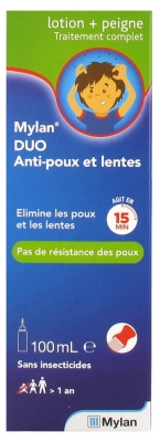 Mylan Duo Anti-Poux et Lentes 100 ml