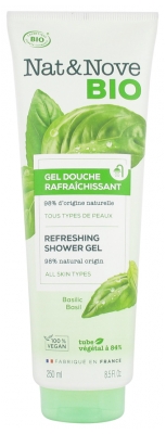 Nat&Nove Bio Gel Douche Rafraîchissant Basilic 250 ml