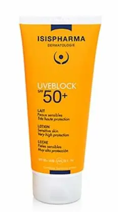 Uveblock spf50+ Lait Peaux Sensibles 100ml Isispharma — Date courte : 02/2027