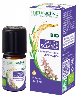Naturactive Huile Essentielle Sauge Sclarée (Salvia sclarea L.) 5 ml