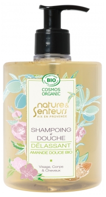 Nature & Senteurs Shampoing et Douche Délassant Amande Douce Bio 500 ml