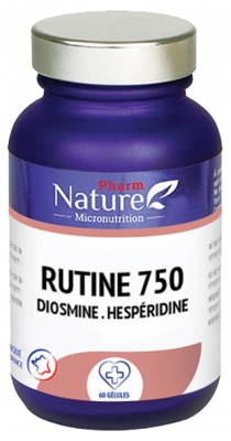 Nature Attitude Rutine 750 Diosmine Hespéridine 60 Gélules