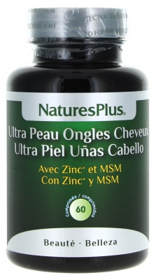 Natures Plus Ultra Peau Ongles Cheveux Avec MSM 60 Comprimés