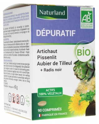 Naturland Complexe Dépuratif Bio 90 Comprimés