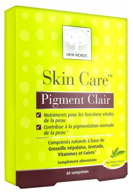New Nordic Skin Care Pigment Clair 60 Comprimés