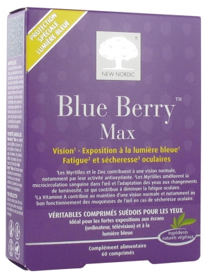 New Nordic Blue Berry Max 60 Comprimés