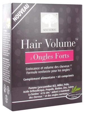 New Nordic Hair Volume et Ongles Forts 60 Comprimés