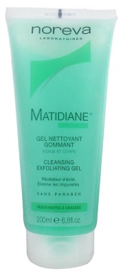 Noreva Matidiane Gel Nettoyant Gommant 200 ml