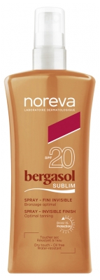 Noreva Bergasol Lait Solaire SPF20 Corps & Visage 125 ml