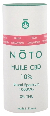Noto Huile de CBD 10% Fraise 10 ml