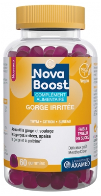 Nova Boost Gorge Irritée 60 Gummies