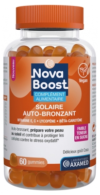 Nova Boost Solaire Auto-Bronzant 60 Gummies