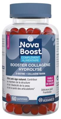 Nova Boost Booster Collagène Hydrolysé 60 Gummies
