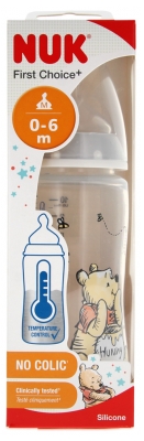 NUK First Choice + Biberon Temperature Control Disney Baby 300 ml 0-6 Mois