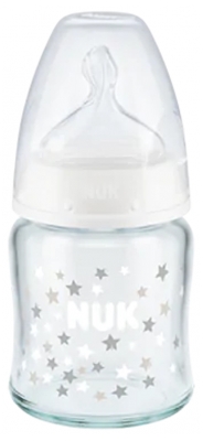 NUK First Choice+ Biberon Verre 120 ml 0-6 Mois