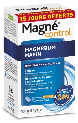 Nutreov Magné Control 60 Comprimés + 15 Offerts