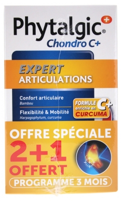 Nutreov Phytalgic Chondro C+ Expert Articulations Lot de 3 x 60 Comprimés