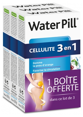 Nutreov Water Pill Cellulite 3en1 Lot de 3 x 20 Comprimés