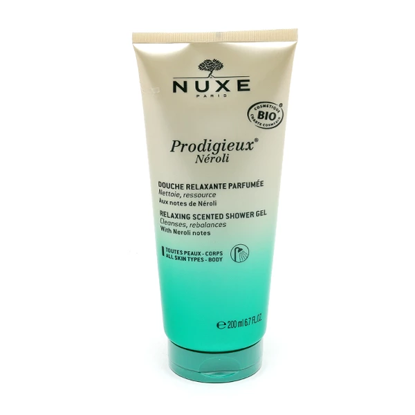 Nuxe Prodigieux Néroli douche relaxante parfumée bio