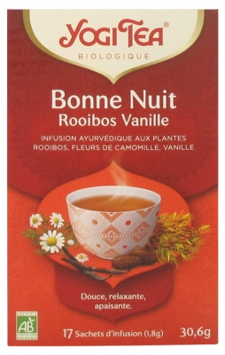 [844FgT00004w9gx] Yogi Tea Bonne Nuit Rooibos Vanille Bio 17 Sachets