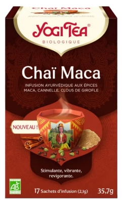 [844FgT00004w9gz] Yogi Tea Chaï Maca Bio 17 Sachets