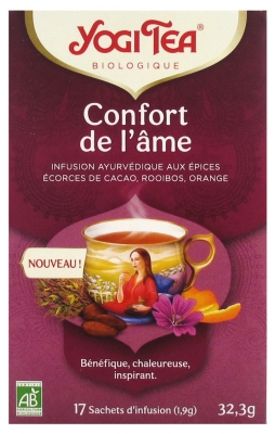 [844FgT00004w9h2] Yogi Tea Confort de l'Âme Bio 17 Sachets