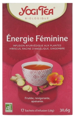 [844FgT00004w9hs] Yogi Tea Énergie Féminine Bio 17 Sachets