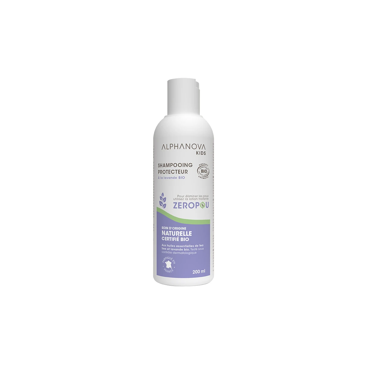 Kids Zéropou Shampoing Bio 200 ml Alphanova 