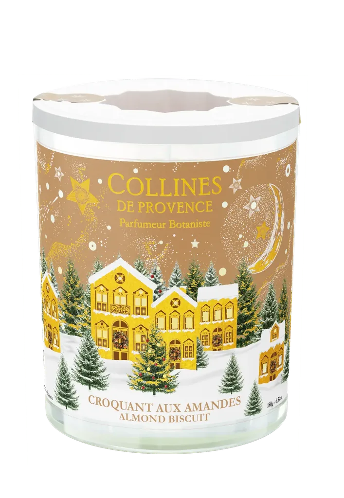 Bougie Parfumée Croquant aux Amandes Collines de Provence