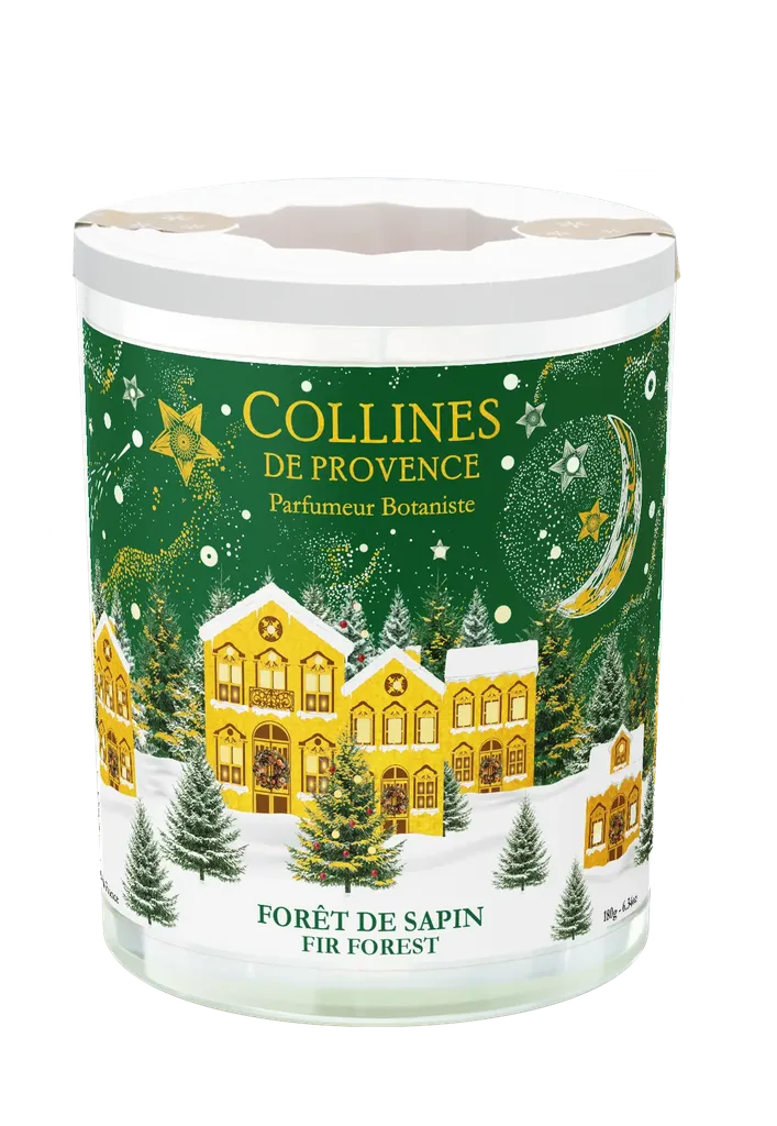 [NgRT011uyRT0030525] Bougie Parfumée Forêt de Sapin Collines de Provence (180g)