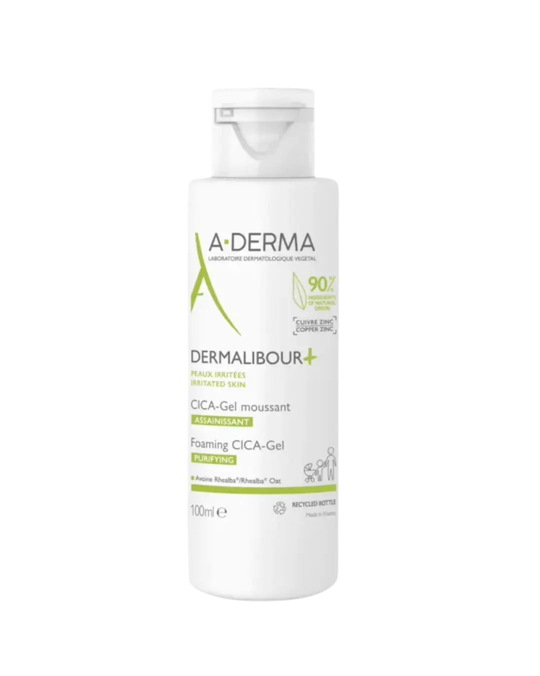[NgRT011uyRT0030550] Dermalibour+ Cica Gel Moussant A-Derma (100ML)